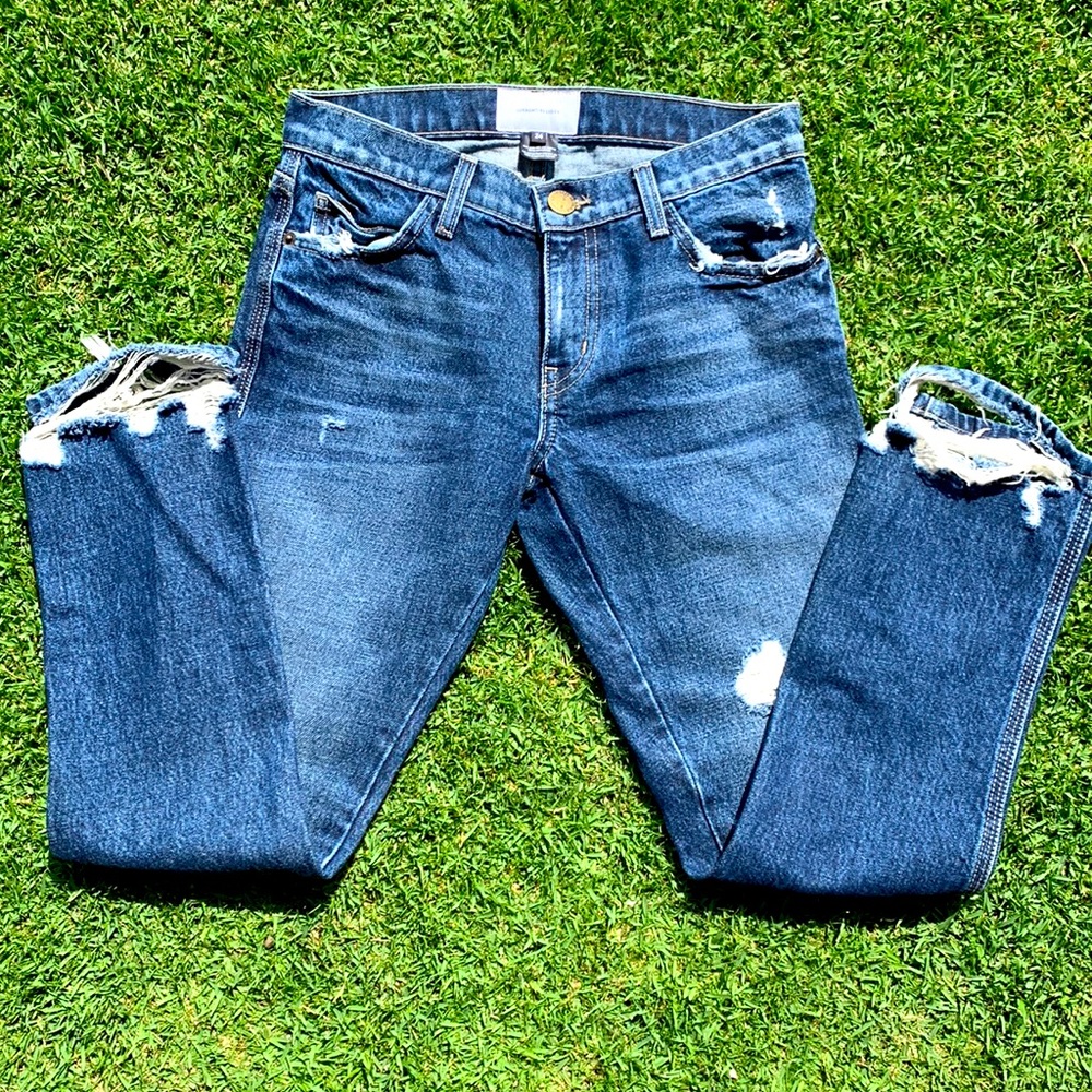 COOL A😎😎 DISTRESSED JEANS!! “Yes I paid good money for these tore up jeans!